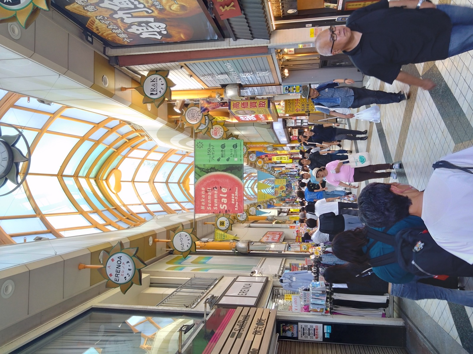 Nakano Sunroad covered shopping street